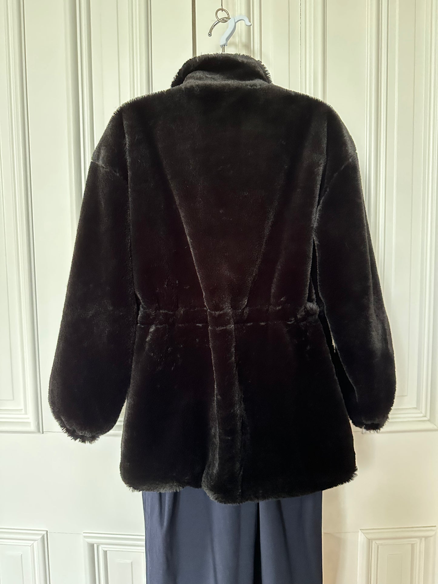 Tahari faux fur coat