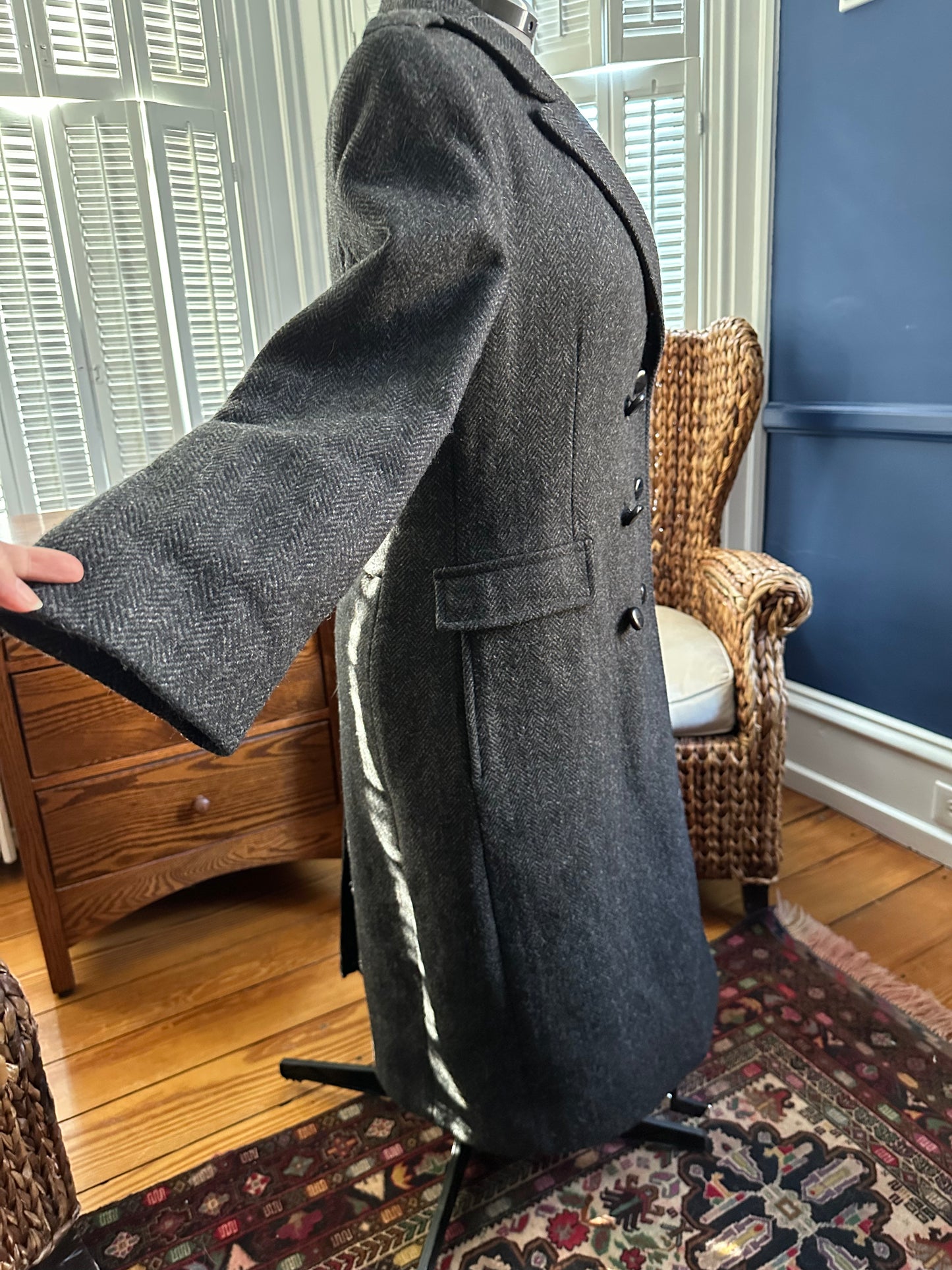 Tailored wool coat