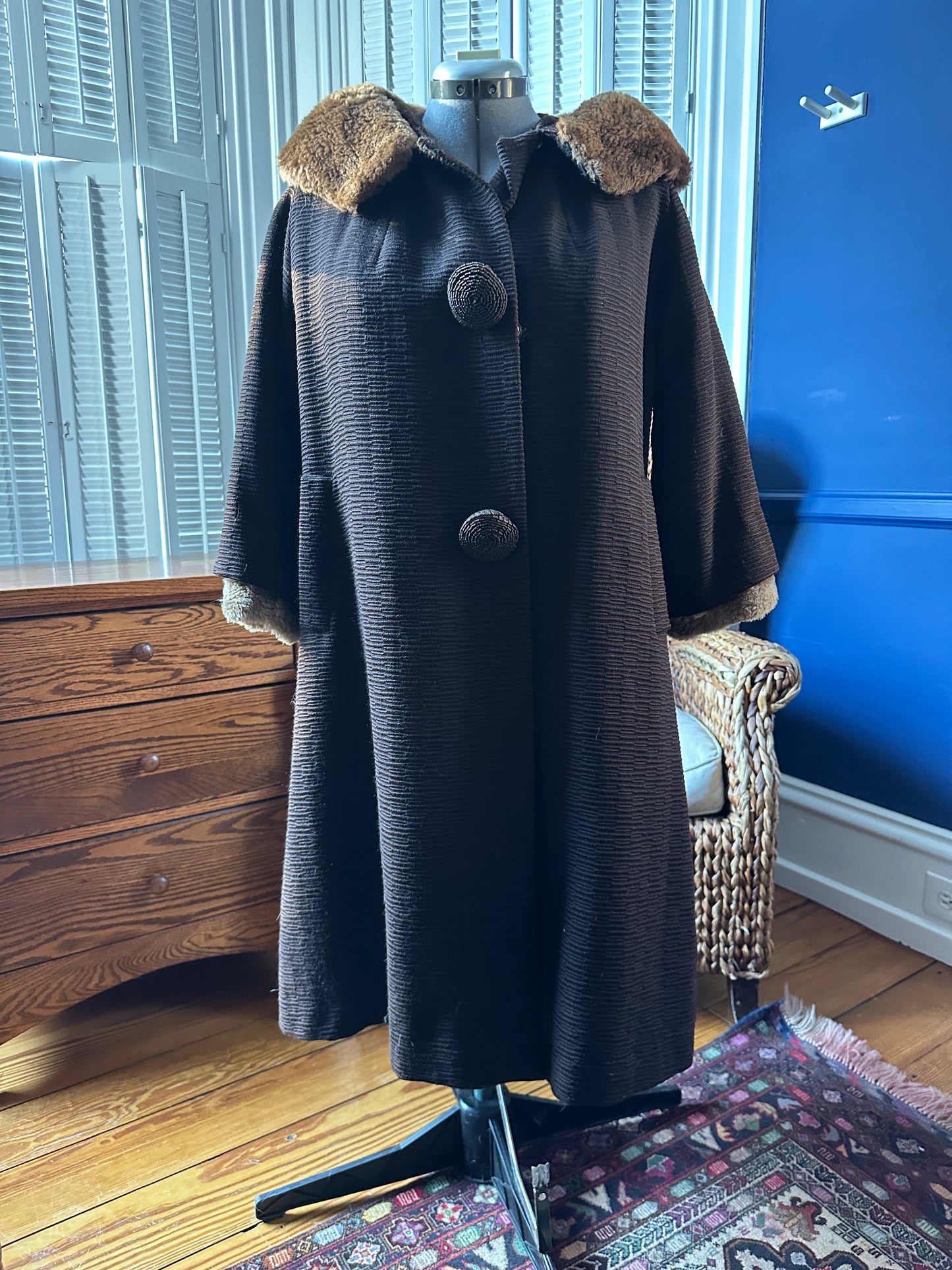 Vintage A-line cocktail coal