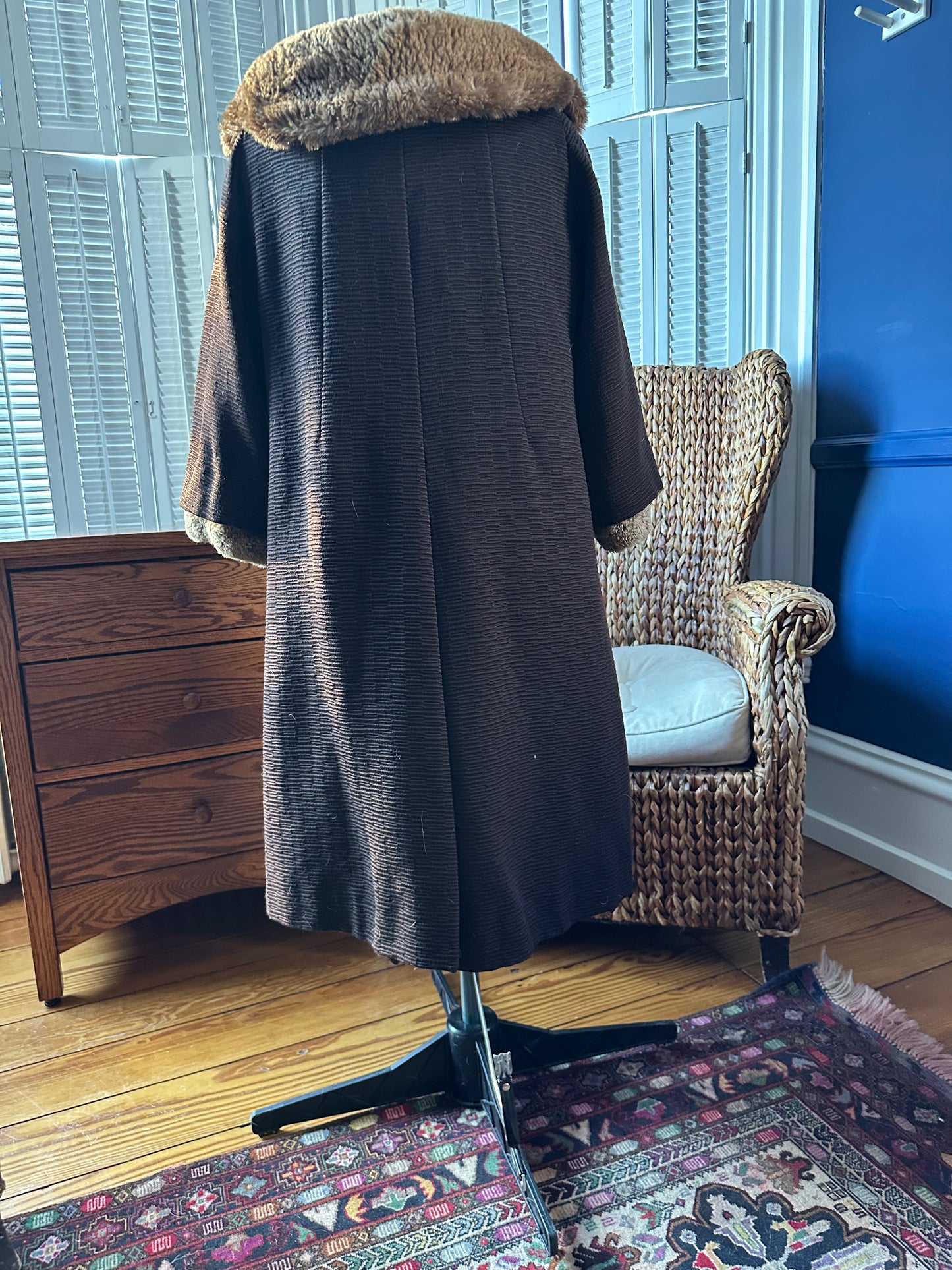 Vintage A-line cocktail coal