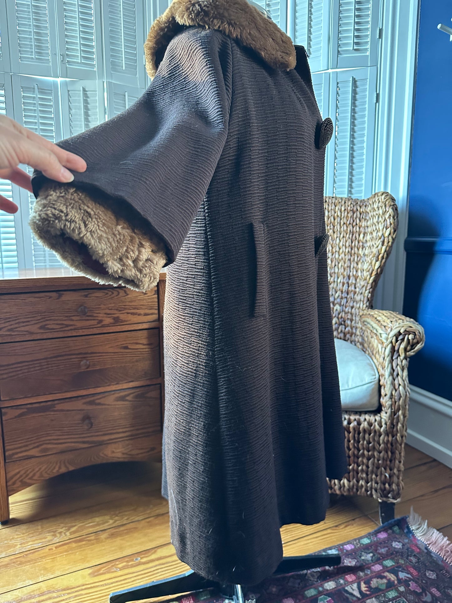 Vintage A-line cocktail coal