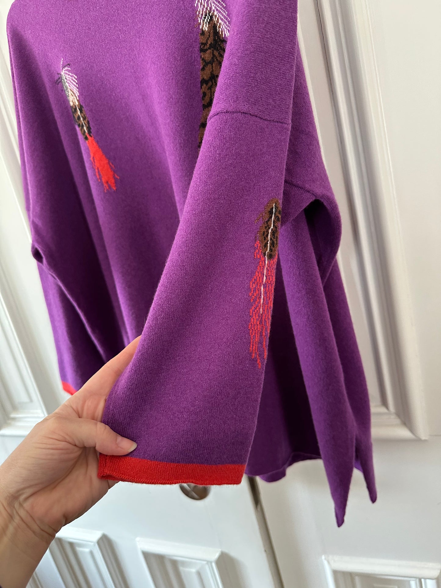 Pop art / Avant garde cashmere sweater