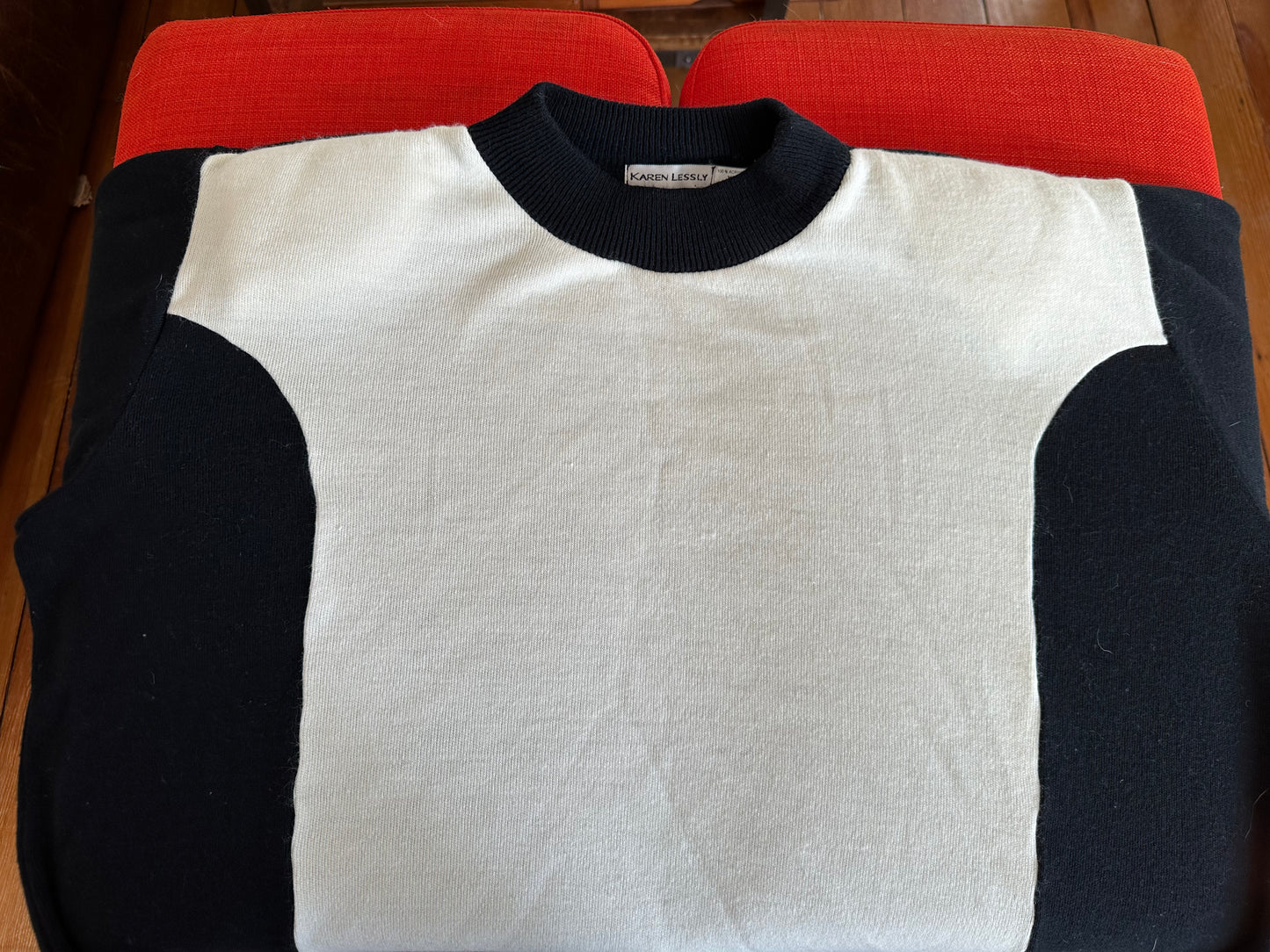 90s colorblock sweater