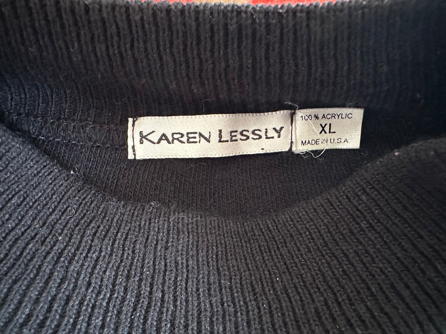 90s colorblock sweater