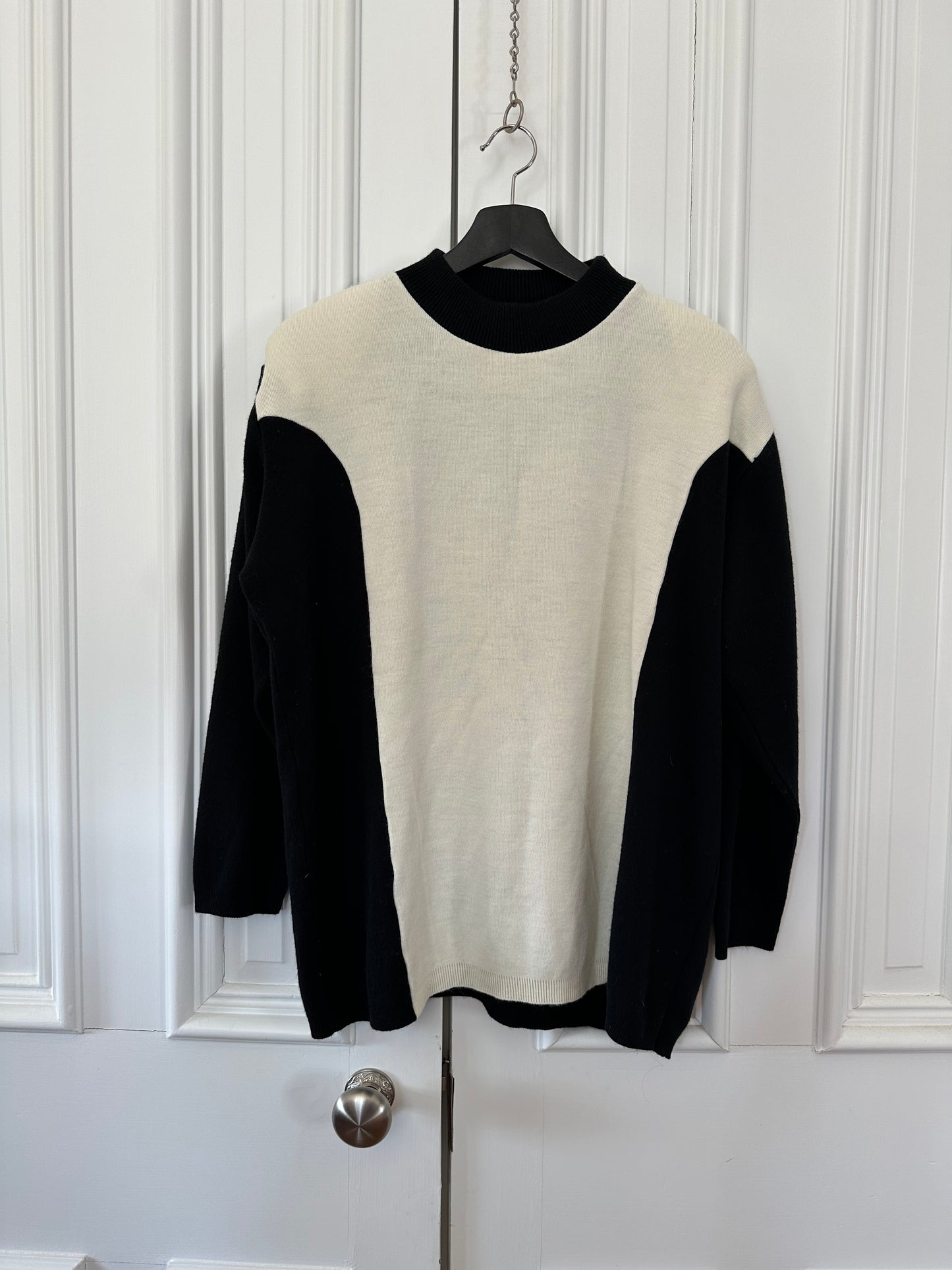 90s colorblock sweater