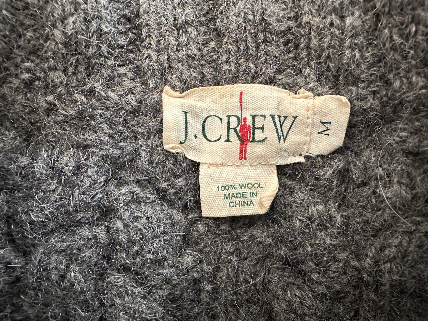 Vintage J Crew Fisherman Sweater