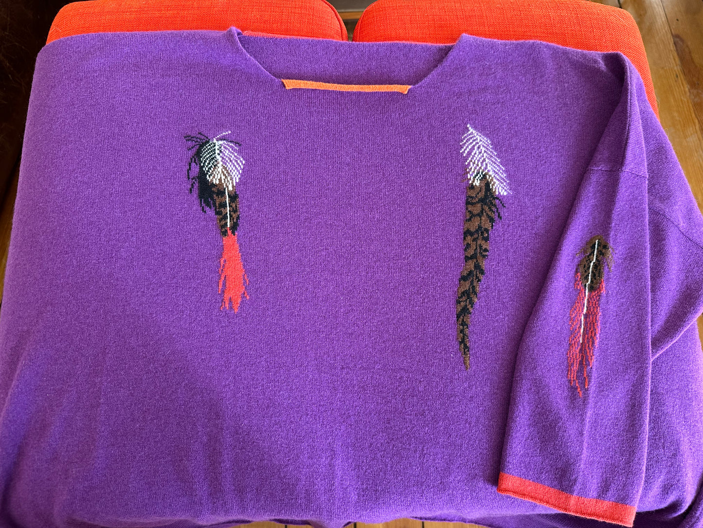 Pop art / Avant garde cashmere sweater