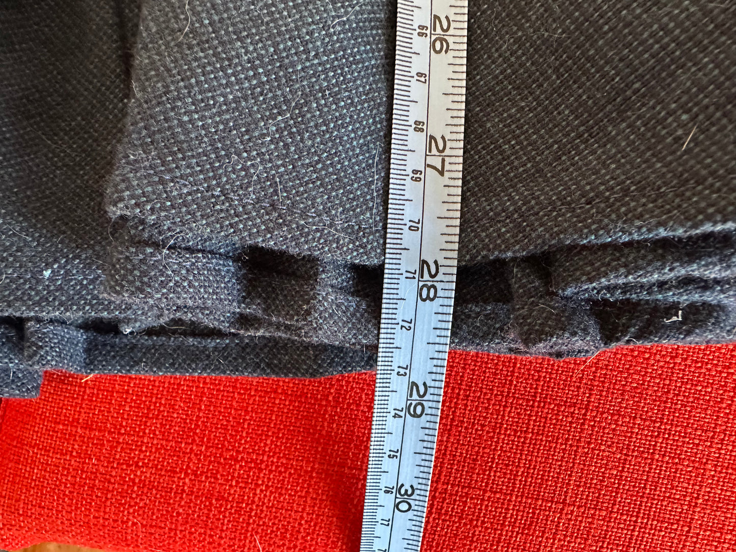 Pleated Vintage Wool Skirt