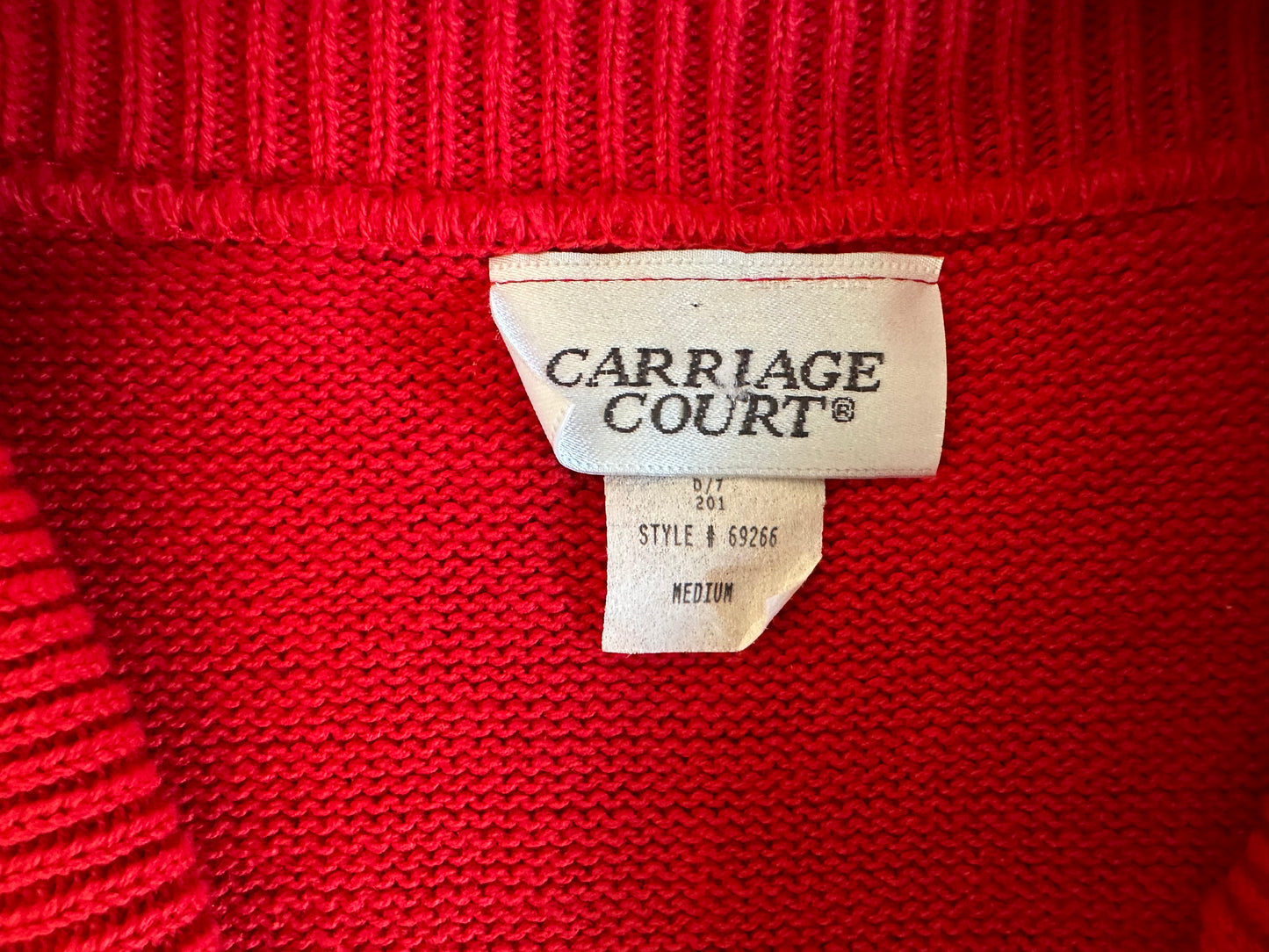 Red Rizzo Sweater Light Cotton