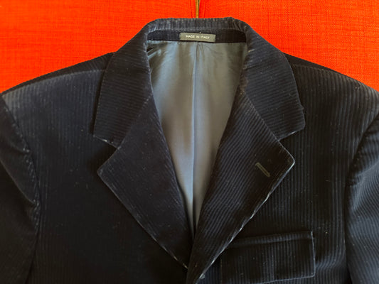 Wide-wale Italian corduroy blazer