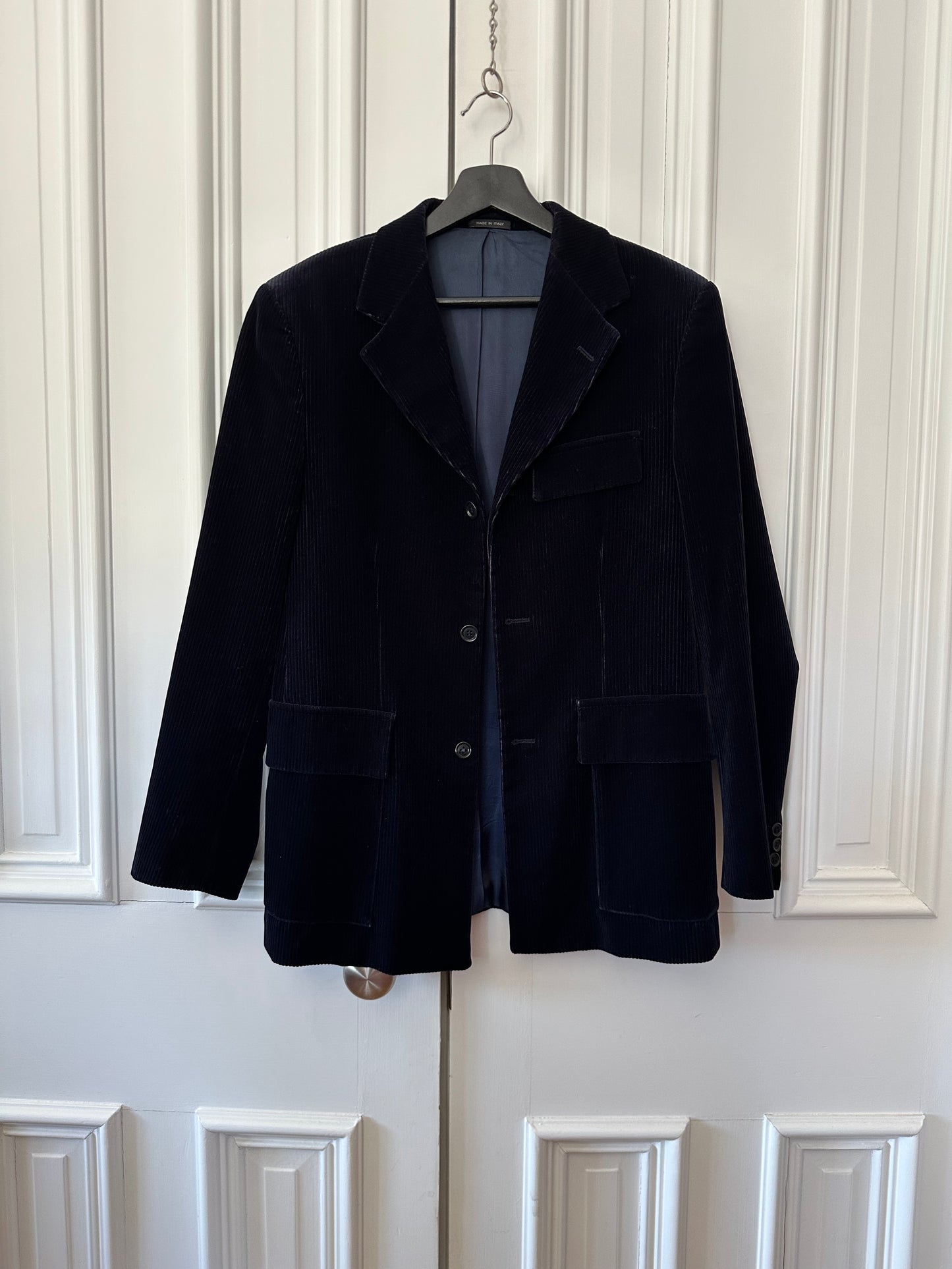 Wide-wale Italian corduroy blazer