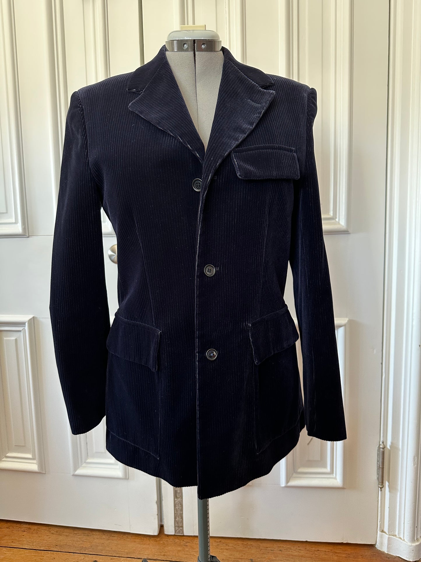 Wide-wale Italian corduroy blazer