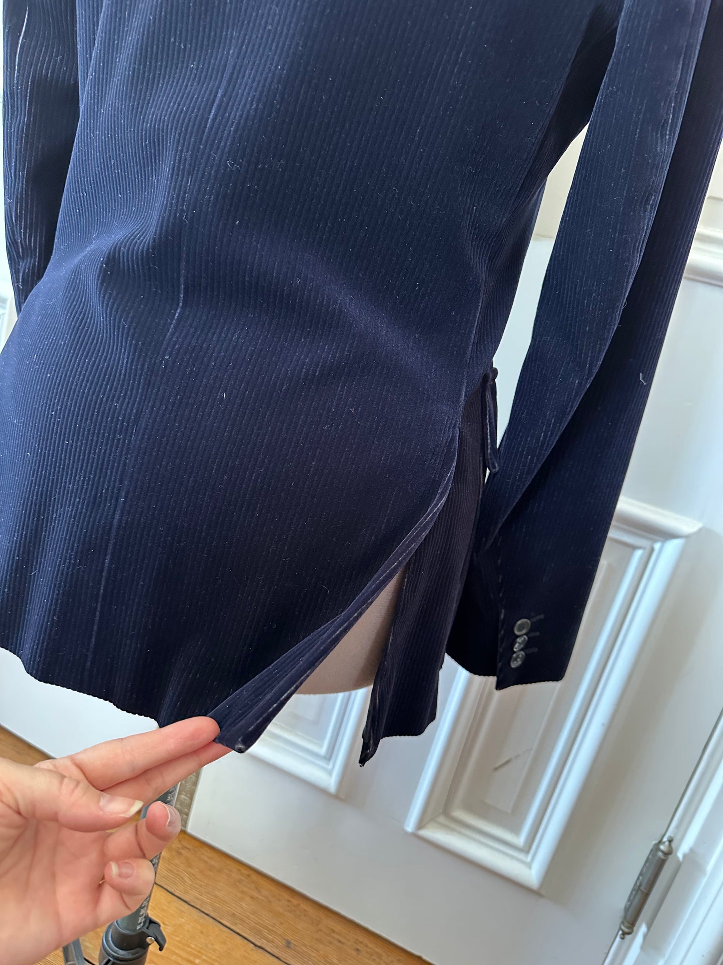 Wide-wale Italian corduroy blazer