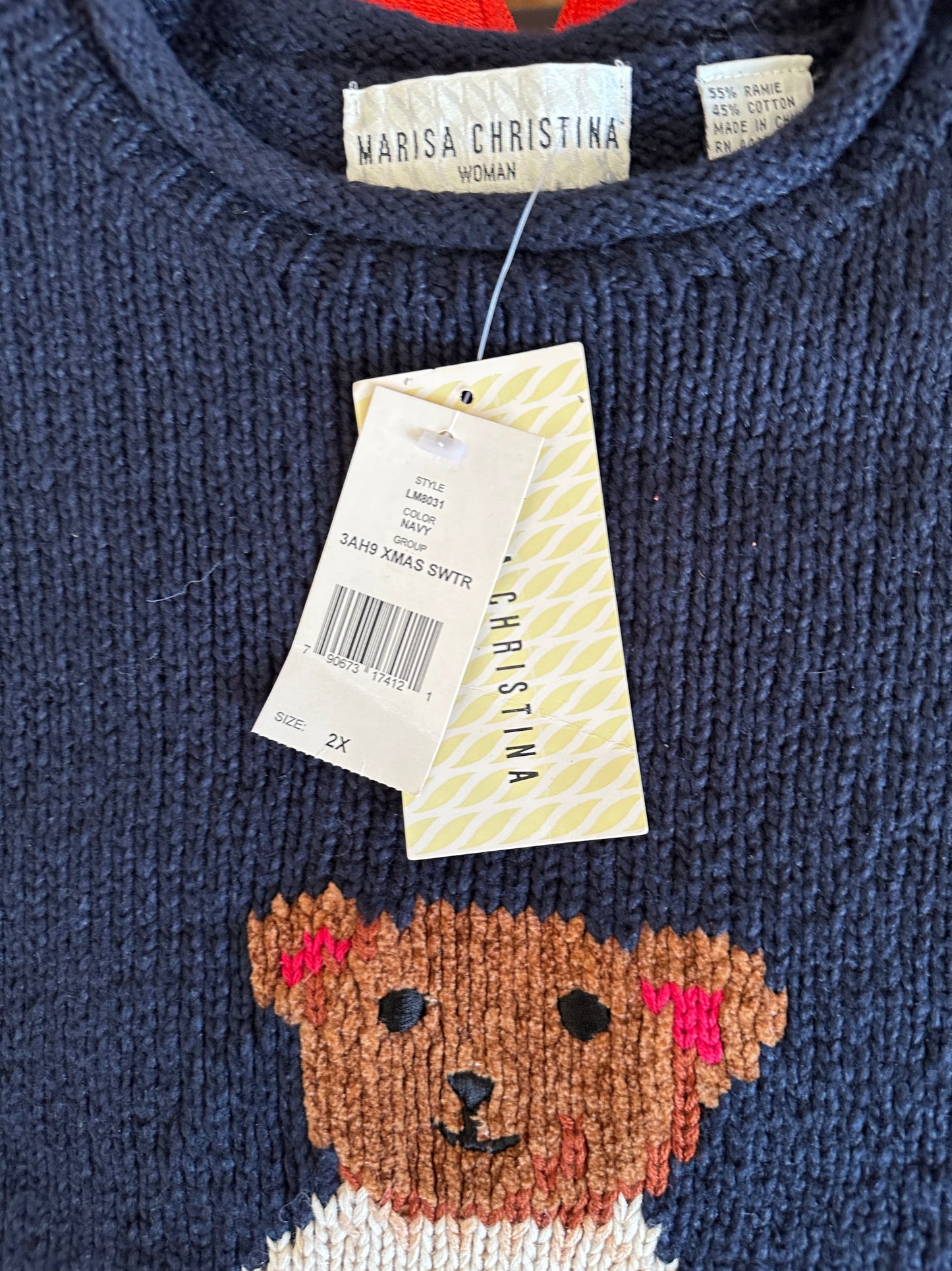 Y2K Bear Sweater