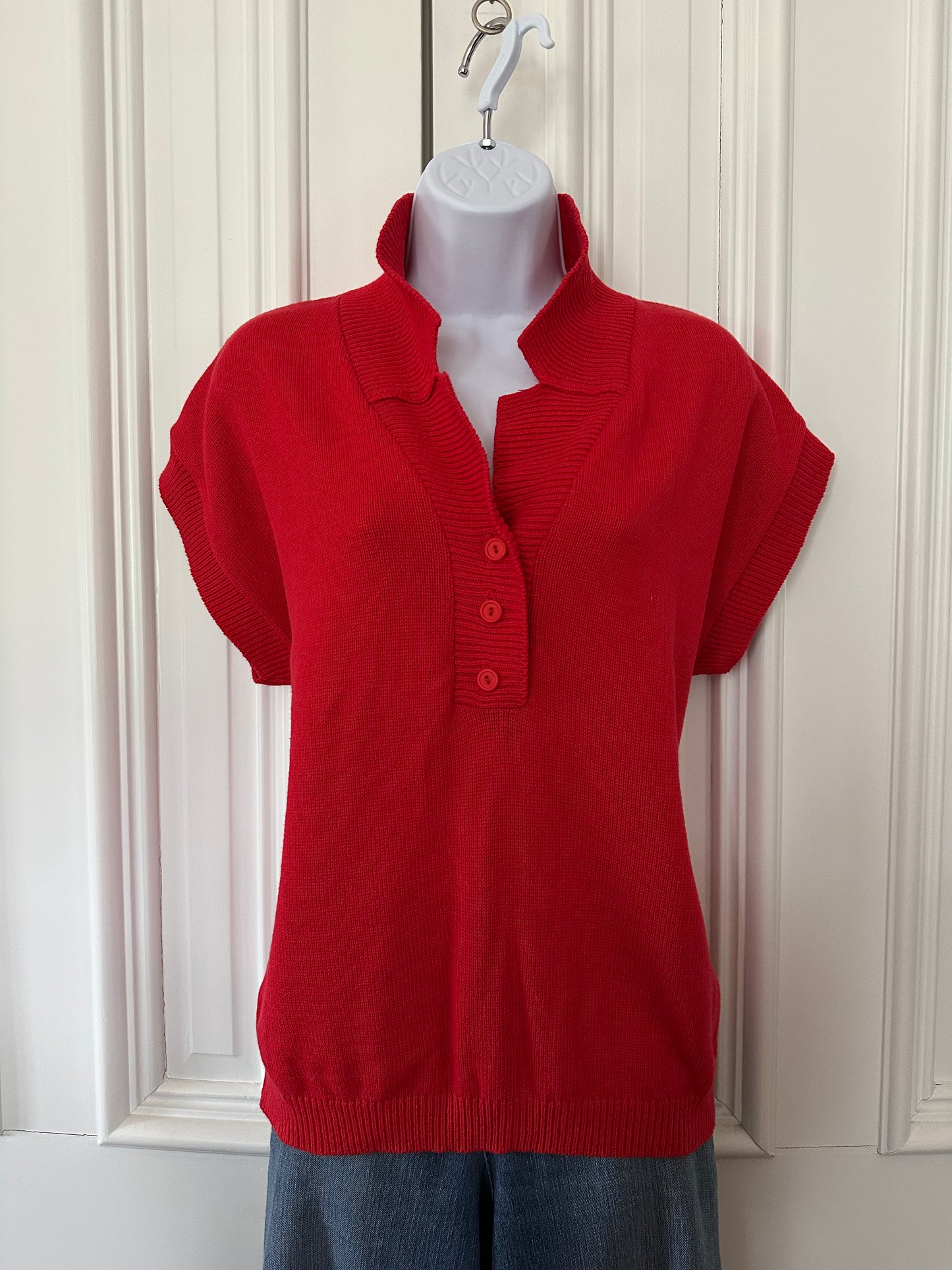Red Rizzo Sweater Light Cotton