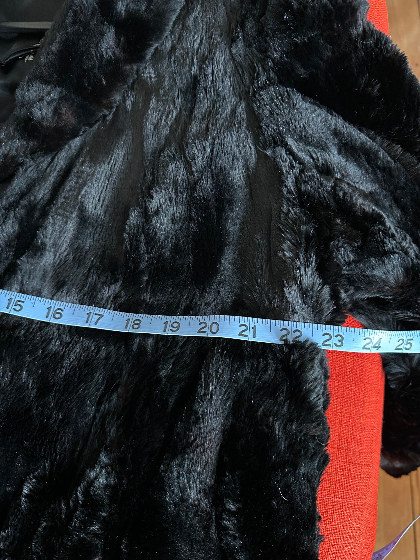 Vintage Long Rabbit Fur Coat