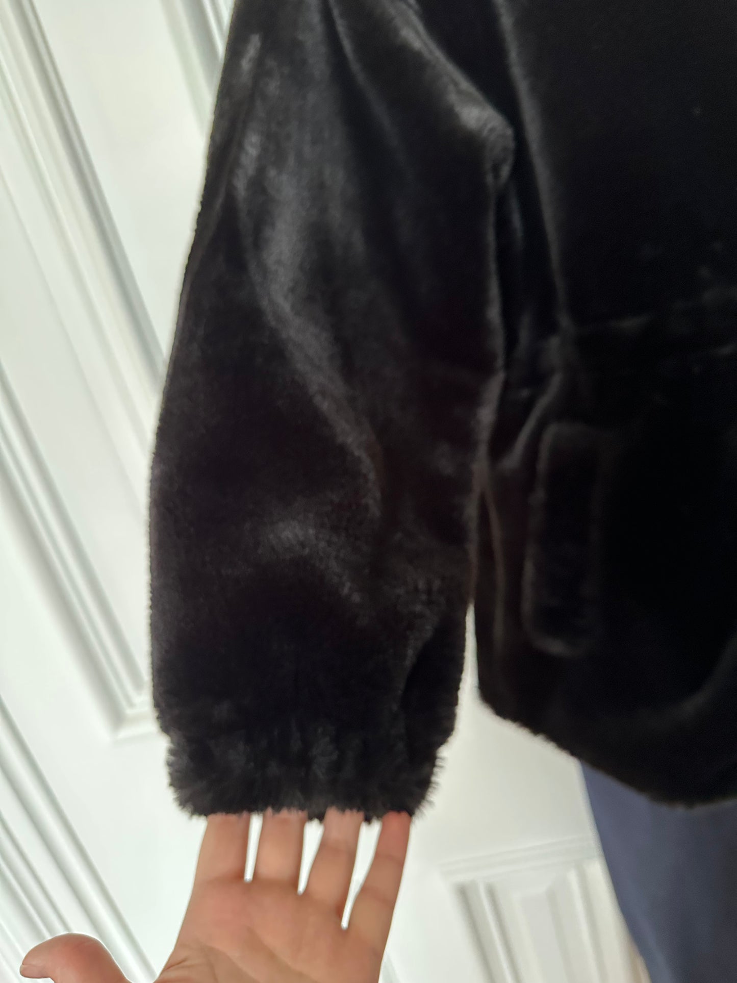 Tahari faux fur coat