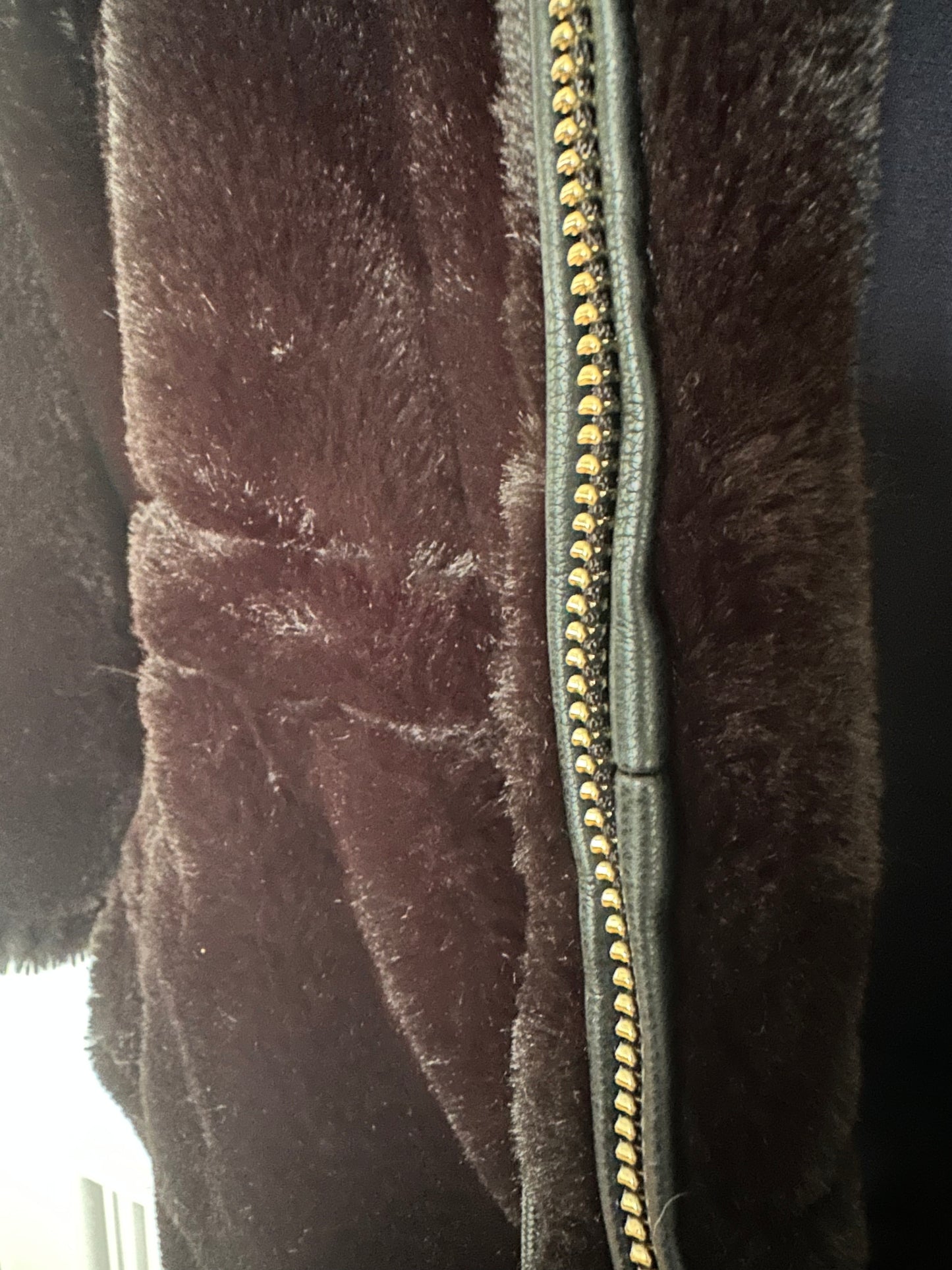 Tahari faux fur coat
