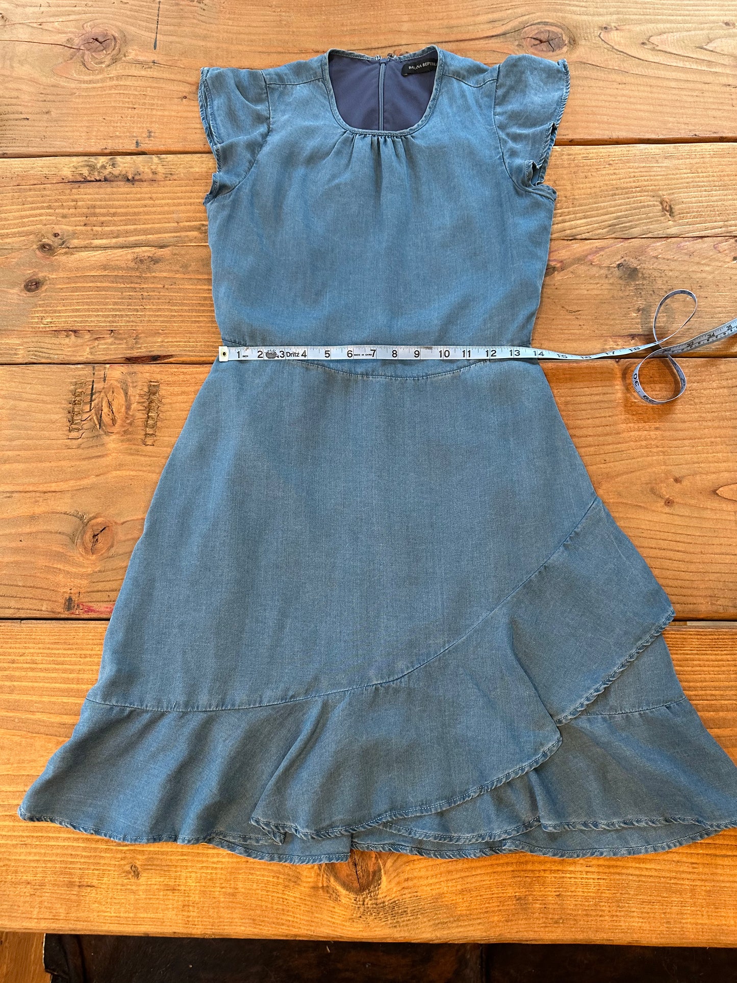 Banana Republic Denim and Ruffles
