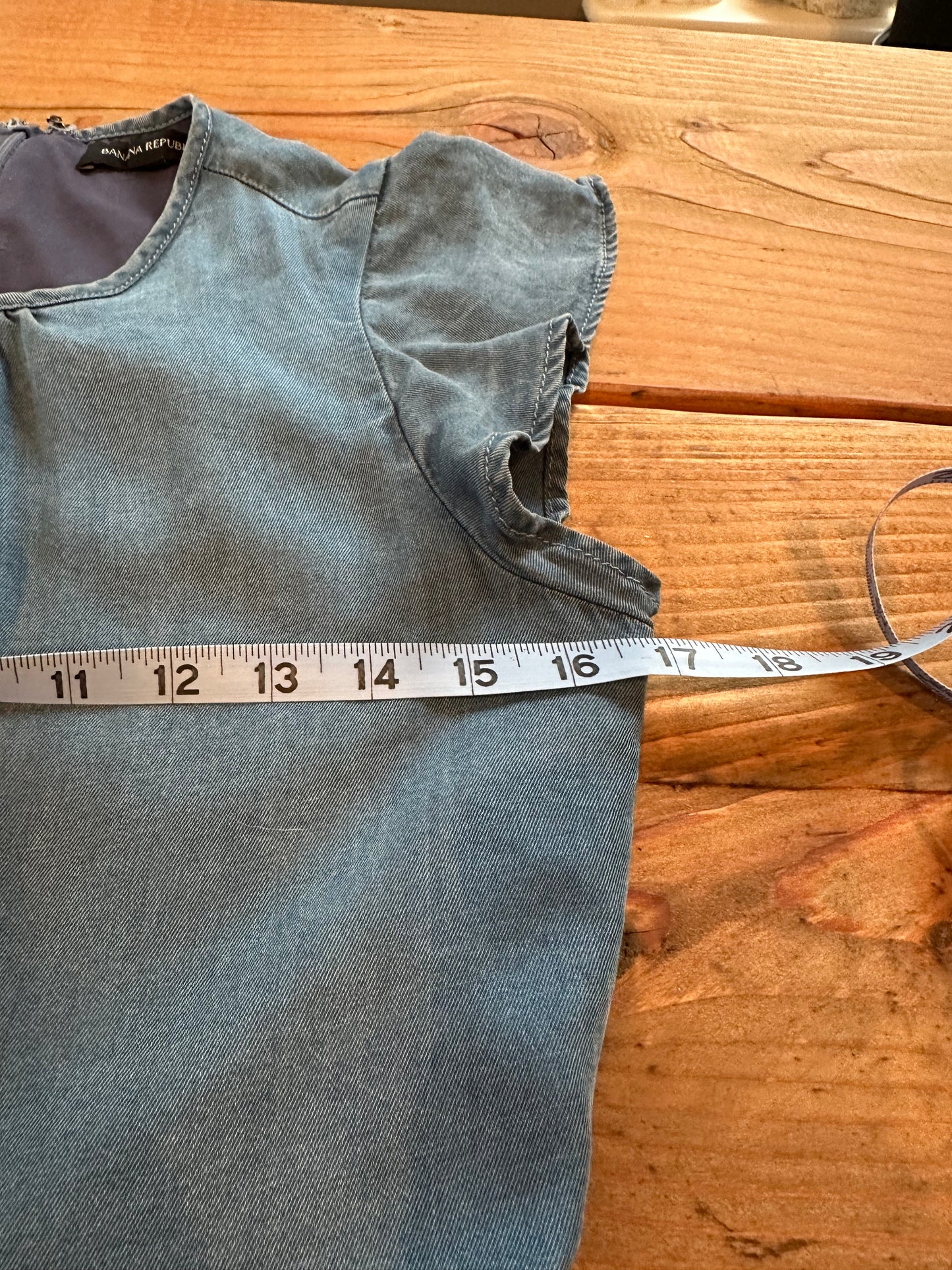 Banana Republic Denim and Ruffles