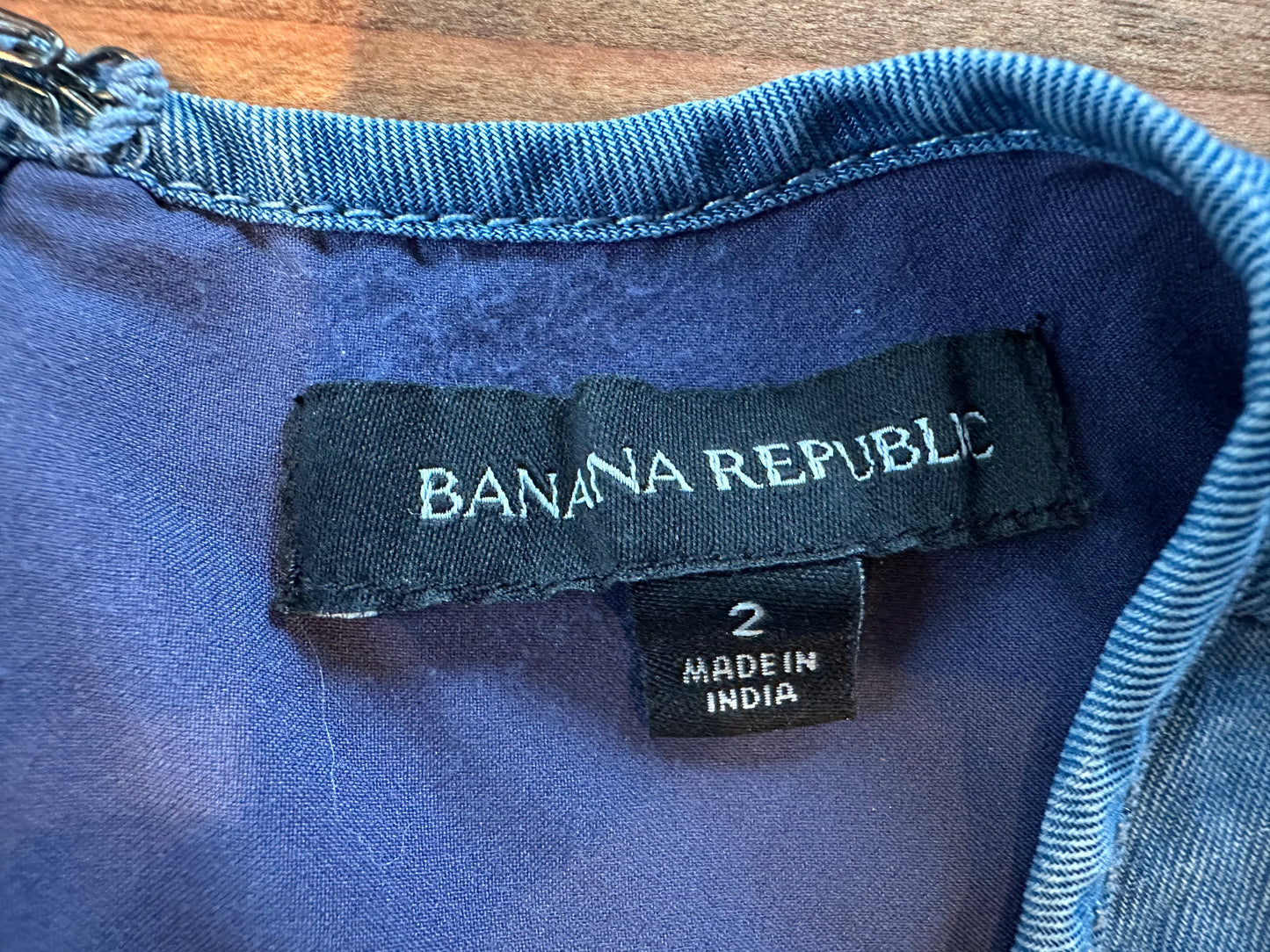Banana Republic Denim and Ruffles