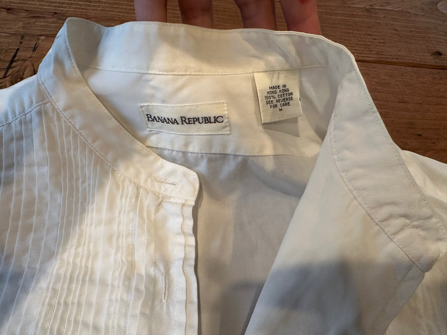 Vintage Banana Republic Tuxedue Shirt