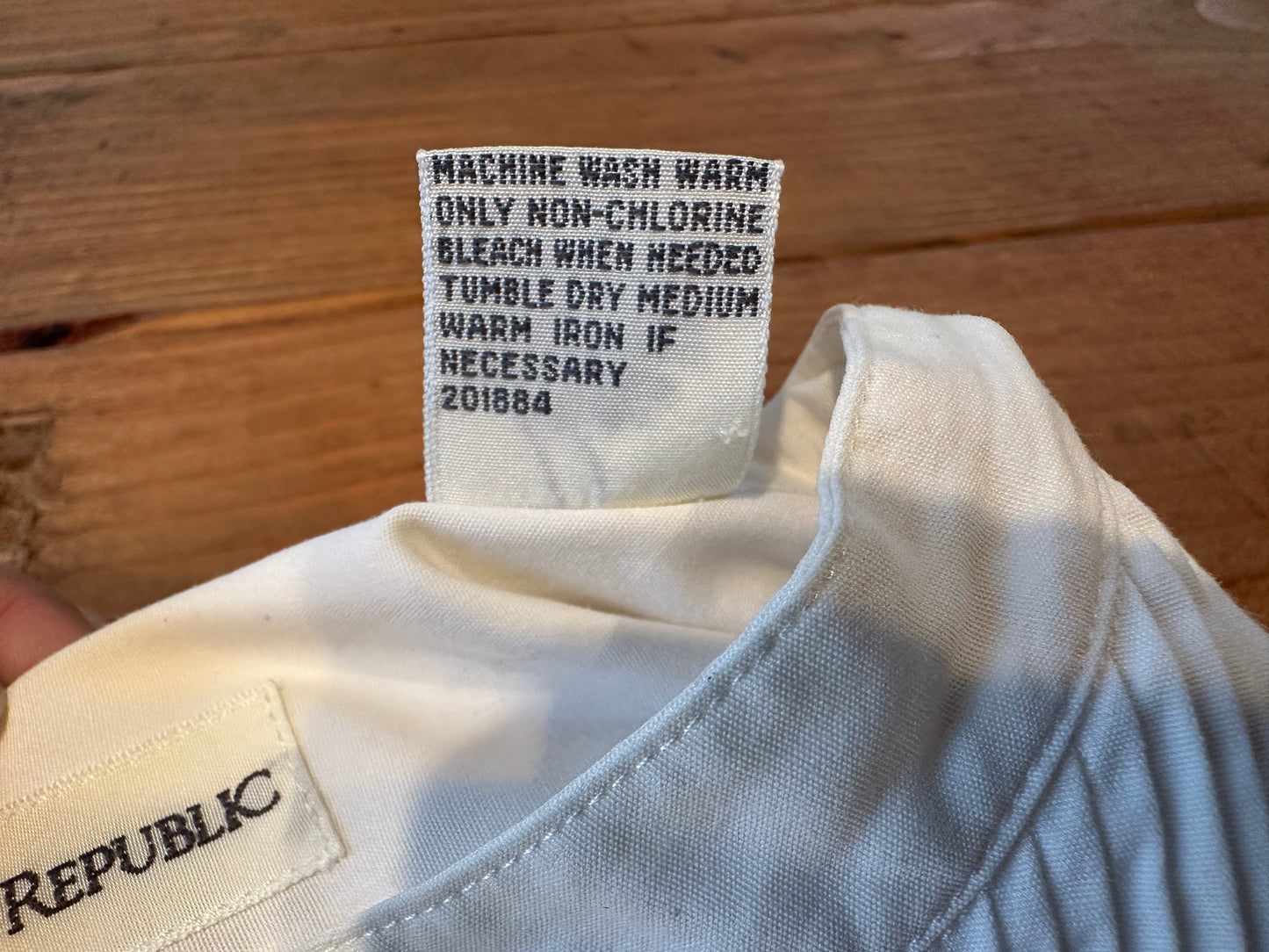 Vintage Banana Republic Tuxedue Shirt