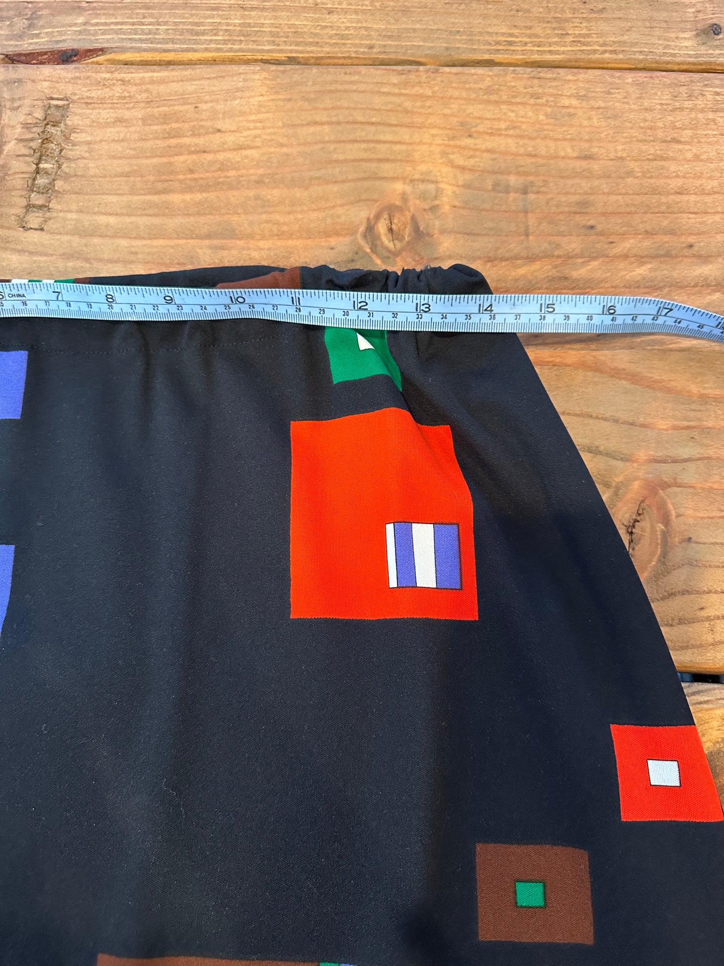 Vintage 70s Jonathan Logan Abstract Geometric Print 3-Piece Set - Blouse, Tank, and Maxi Skirt (M)