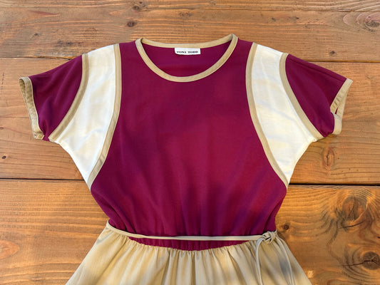 Vintage Color Block Toni Todd Dress