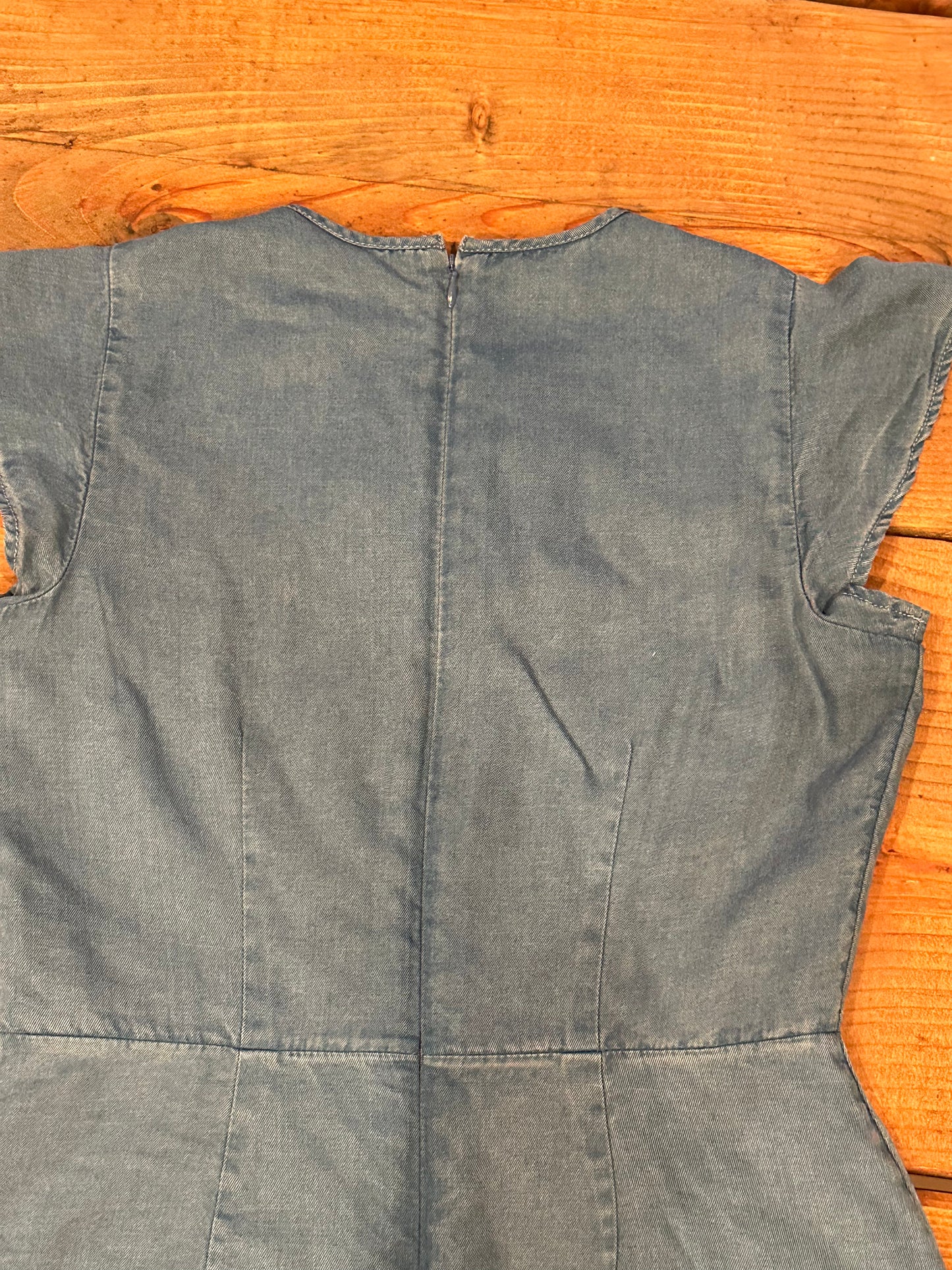 Banana Republic Denim and Ruffles